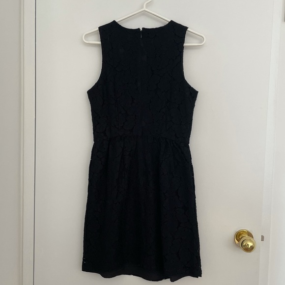 J Crew black lace sleeveless sheath dress 0 - NWT - Picture 5 of 8